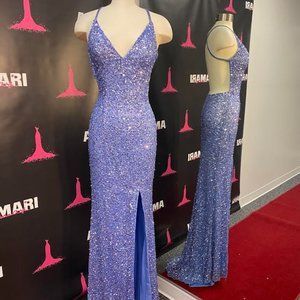 Primavera Prom Dress #3291 Bright Blue Size 0 nwt